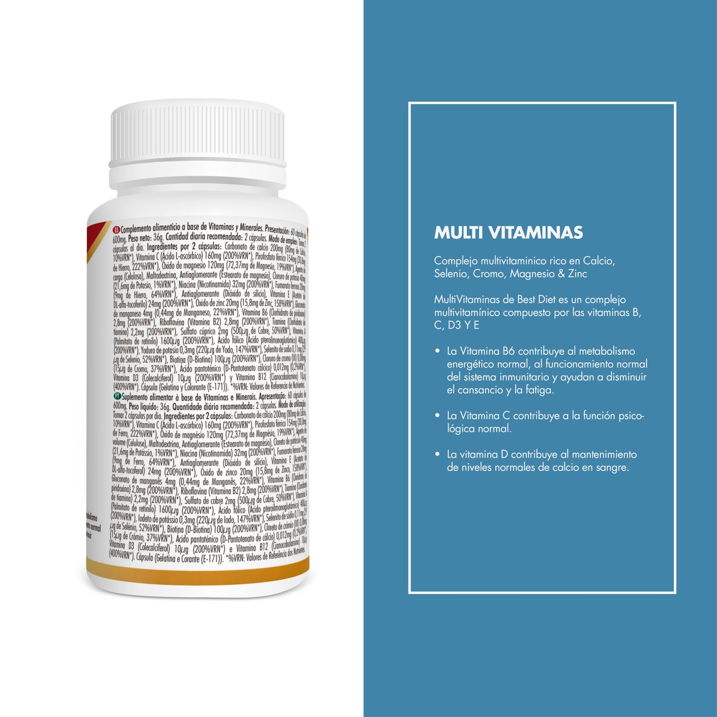 SUP Multivitaminas 60 Cápsulas – Energía, Inmunidad y Bienestar - additional image 4