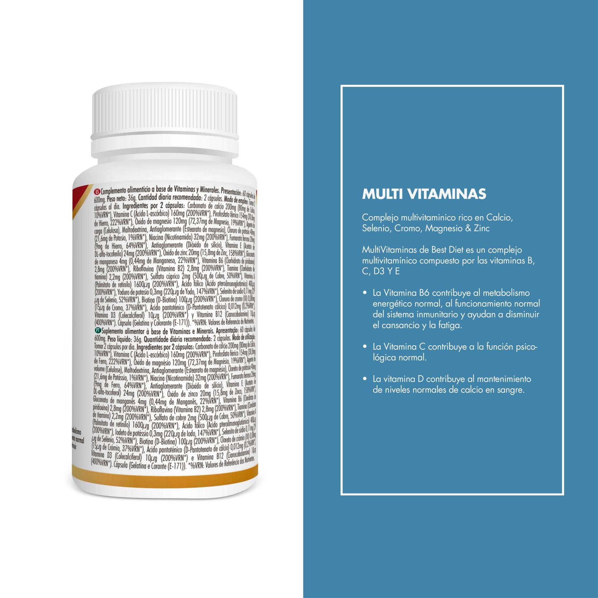 SUP Multivitaminas 60 Cápsulas – Energía, Inmunidad y Bienestar - additional image 4